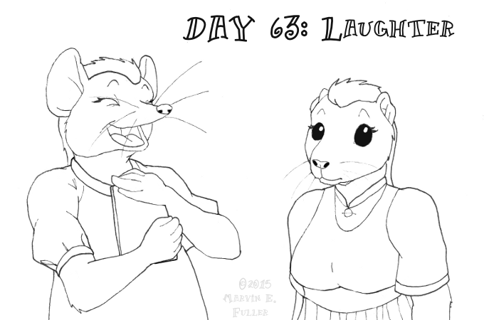 Daily Sketch 63 - Laughter